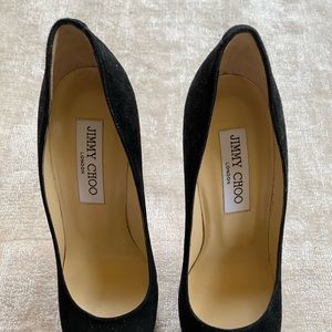 Suede Jimmy Choo Heel